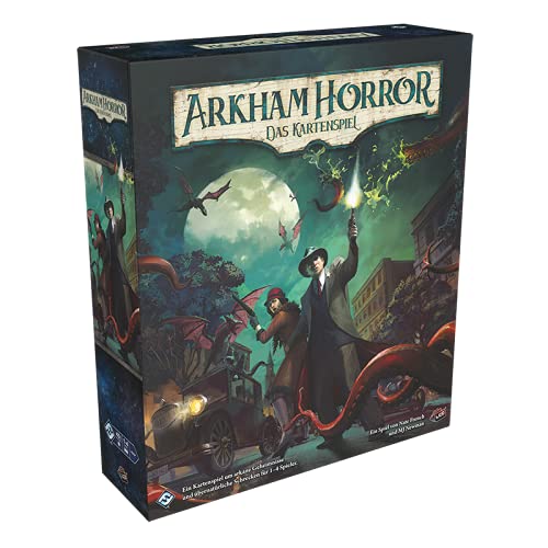 Asmodee Arkham Horror: LCG - Juego de Cartas (edición 2021), Juego básico, construcción de Barra, alemán