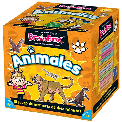 Asmodee BrainBox Animales - Juego de Mesa en Español, TGG13403