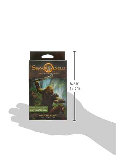 Asmodee -El Señor de los Anillos, Viajes en la Tierra de Medio expansión Nemici del Eriador Juego de Mesa Pack Miniature Colore, 10701