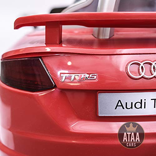 ATAA Audi TT RS 12v Licenciado con Mando - Coche eléctrico para niños - Rojo