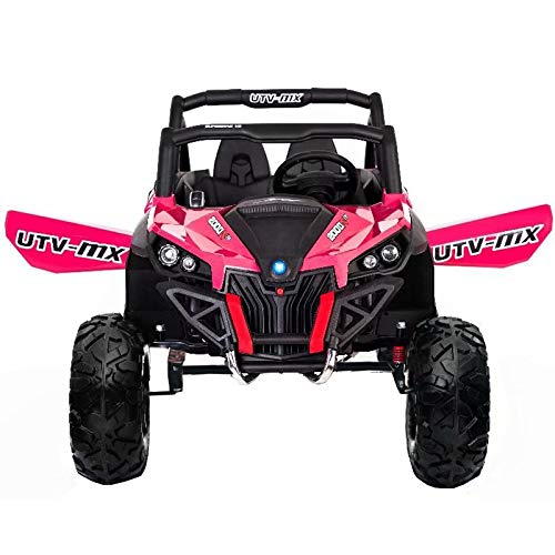 ATAA Buggy UTV RSX 24v - Rosa - El Coche eléctrico para niños Buggy UTV - RSX es un Coche Todo Terreno Muy Potente con batería 24v.