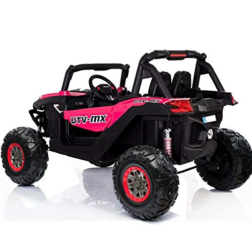 ATAA Buggy UTV RSX 24v - Rosa - El Coche eléctrico para niños Buggy UTV - RSX es un Coche Todo Terreno Muy Potente con batería 24v.