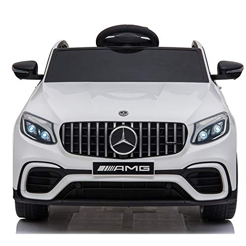 ATAA Mercedes GLC Coupé - con Licencia Mercedes -Blanco - Coche eléctrico para niños de batería 12v con Mando Control Remoto