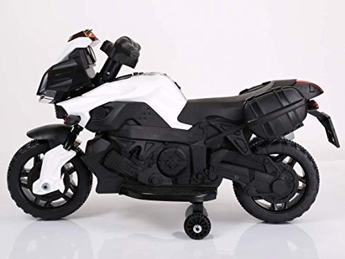 ATAA Moto Naked - Blanco - Motocicleta eléctrica para niños a batería