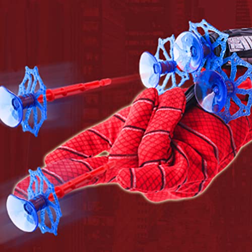 Atrumly 1 pieza de juego de rol, juguete de juguete educativo para niños, guante de cosplay de plástico para niños, juguete educativo Super Spider, accesorios de disfraz