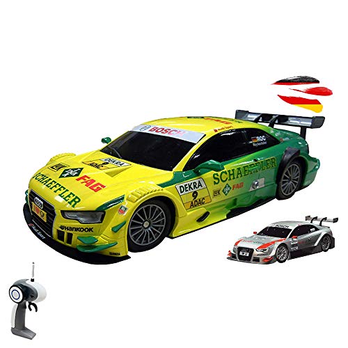 Audi A5 DTM – RC ferngesteuertes sous licence véhicule de dans le modèle design original, échelle 1 : 16, Ready to Drive, de voiture avec télécommande et piles