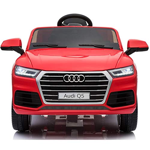 Audi Q5 Licenciado 12v - Rojo - Coche eléctrico para niños Audi Q5 con Licencia Oficial.