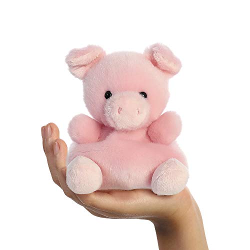 Aurora, 61242, Palm Pals, Wizard Pig, 13cm , Peluche, Pink