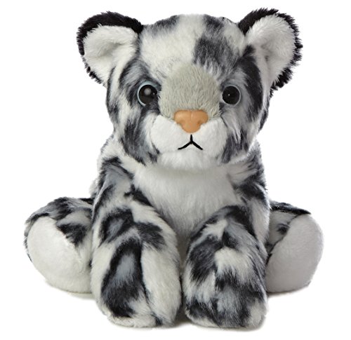 Aurora Minipeluche de Leopardo de Las Nieves estirado World 31367 de 20 cm