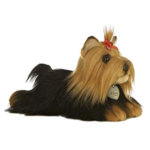 Aurora MiYoni, Yorkshire Terrier Dog 20,3 cm, 10839, Negro y marrón, Juguete Suave para niños