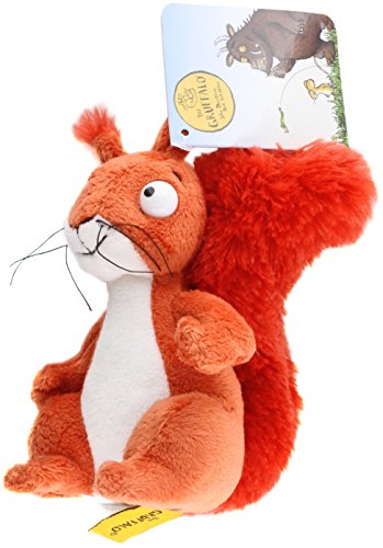 Aurora World-Aurora, Official Merchandise, 12875, El gruffelo-Ardilla, 18cm,Peluche, Rojo y Blanco, Color Orange