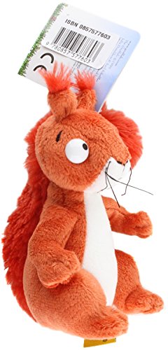 Aurora World-Aurora, Official Merchandise, 12875, El gruffelo-Ardilla, 18cm,Peluche, Rojo y Blanco, Color Orange