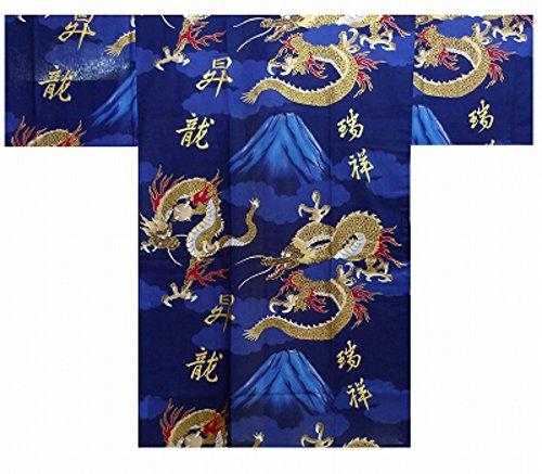 Autenticos Yukata Samurai / Frescos y Atractivos Kimono- Dragon y Monte Fuji #893