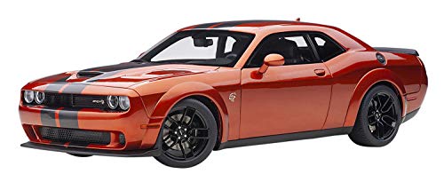 AUTOart Compatible con Dodge Challenger SRT Hellcat Widebody 2018 Mango Naranja Maqueta 1:18