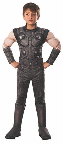 Avengers - Disfraz de Thor Premium oficial para niños, infantil 5-7 años (Rubie's 641312-M)