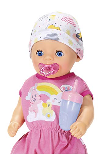 Baby Born 827390 - Botella pequeña y chupete (36 cm), multicolor