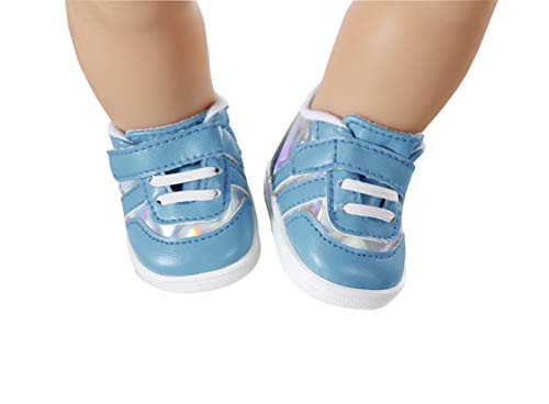 BABY born Zapatitos Azules 43 cm, Para Niños a Partir de 3 años, Fácil de Usar para Manos pequeñas, Elegantes