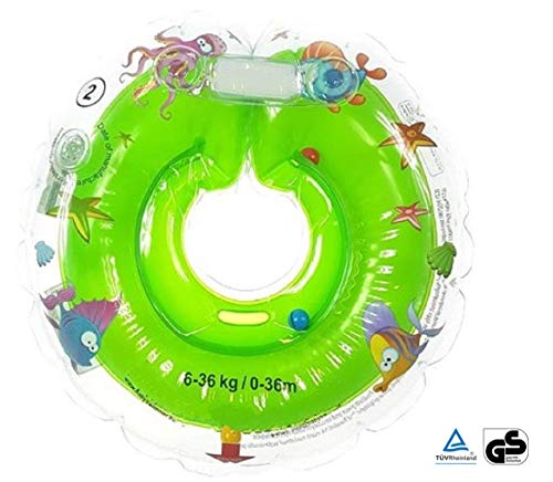 Baby Flotador Tüv GS Cuello Anillo de Natación (Talla 6 – 36 kg (0 – 36 Meses) Flotador para bebé de Natación Anillo de Baño Ayuda