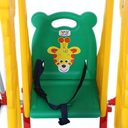 Baby Vivo Columpio para Niños Parque Infantil Balancín Interior y Aire Libre Doble Asiento Juegos Jardín - Zoo