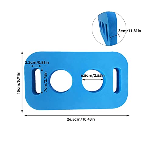 Bagalqio 3 Piezas de Conectores de Fideos para Piscina con 2 Orificios Cruzados, Conector de Fideos EVA con Agujeros para Fideos, conexión para Constructor de Fideos, Accesorios para Piscinas Usual