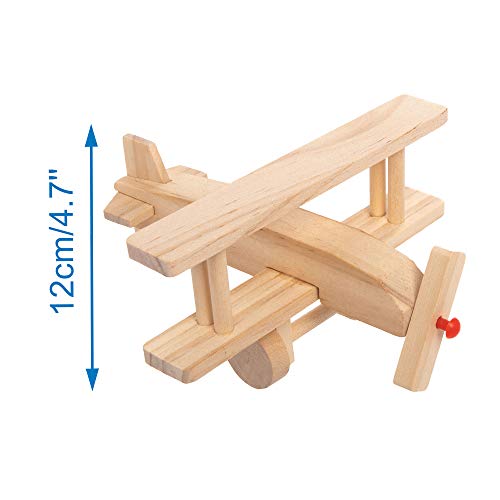 Baker Ross Kits de avión de madera 3D - Ideal para manualidades, regalos, recuerdos y más para niños (paquete de 2)