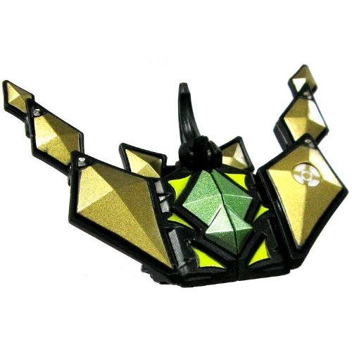 BAKUGAN Gundalian Invaders - Battle Gear - Darkus AIRKOR (negro) [Oro]