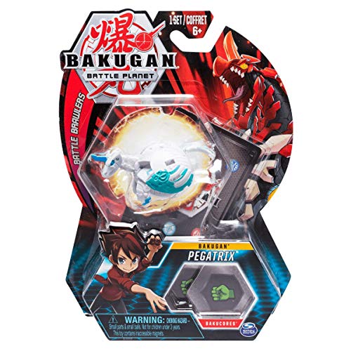 BAKUGAN – Pegatrix – 5cm Figura de acción y Tarjeta de Trading