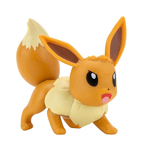 Bandai Pokémon-8 Figuras Battle-Pikachu, Salmenche (Charmander), Bulbizarre (Bulbasaur), Carapuce (Squirtle), Evoli (Eevee), Mimiqui (Mimikyu), Noctali (Umbreon) y Mentali (Espeón) -JW0184