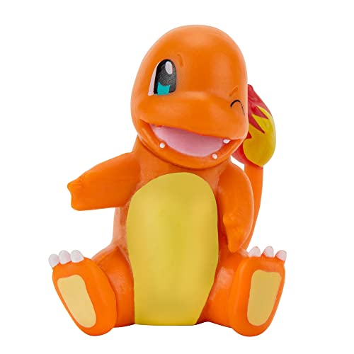 Bandai Pokémon-8 Figuras Battle-Pikachu, Salmenche (Charmander), Bulbizarre (Bulbasaur), Carapuce (Squirtle), Evoli (Eevee), Mimiqui (Mimikyu), Noctali (Umbreon) y Mentali (Espeón) -JW0184