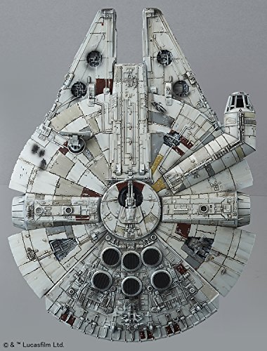 Bandai Star Wars VII: The Force Awakens Millennium Falcon 1/144 Scale Plastic Kit Modelo