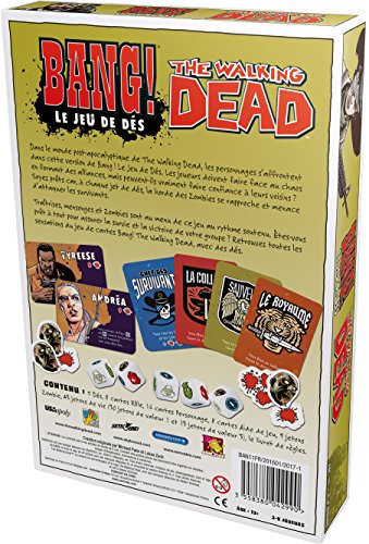 Bang ! El Juego de Dados: The Walking Dead Asmodee - Juego de Mesa de Juguete Oculto