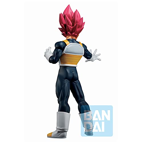 Banpresto- Dragon Ball- Figura de Ichibansho- Vegeta SSJ God Super BTTF - Multicolor (24 cm)- BP60142