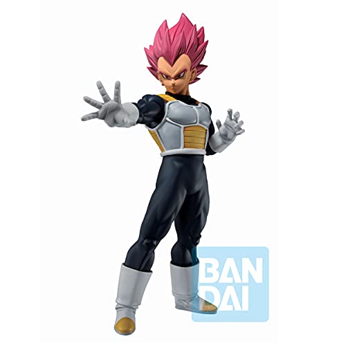 Banpresto- Dragon Ball- Figura de Ichibansho- Vegeta SSJ God Super BTTF - Multicolor (24 cm)- BP60142