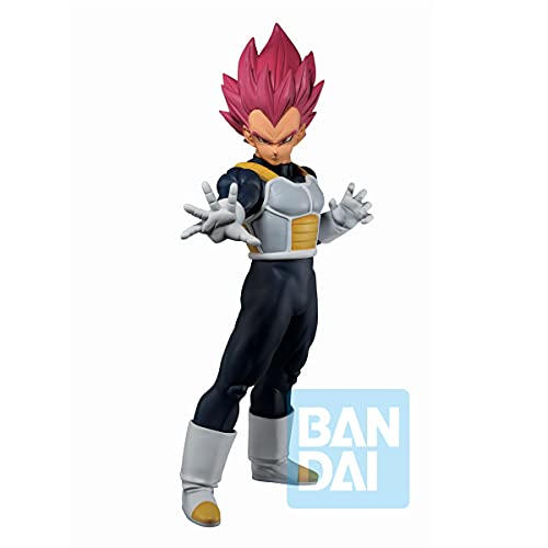 Banpresto- Dragon Ball- Figura de Ichibansho- Vegeta SSJ God Super BTTF - Multicolor (24 cm)- BP60142