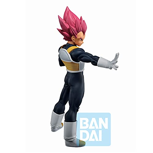 Banpresto- Dragon Ball- Figura de Ichibansho- Vegeta SSJ God Super BTTF - Multicolor (24 cm)- BP60142