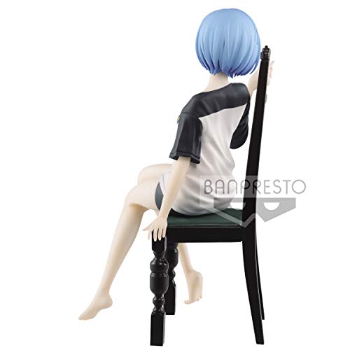 Banpresto Figura de Accion de Rem Ver. Camiseta – Re:Zero Starting Life in Another World Relax Time Multicolor BP17419