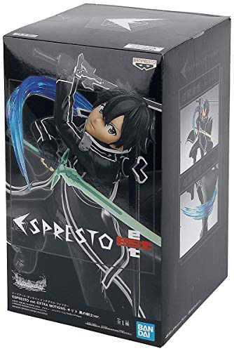 Banpresto Sword Art Online Espresto - Figura Decorativa (PVC, 23 cm), diseño de Kirito