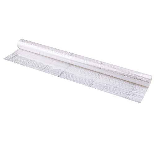 Baoblaze 20Sheet Artesanía de Artes Papel de Plástico de Flor Regalo Rollo de Abrigo Celofán de Plástico Transparente - Blanco