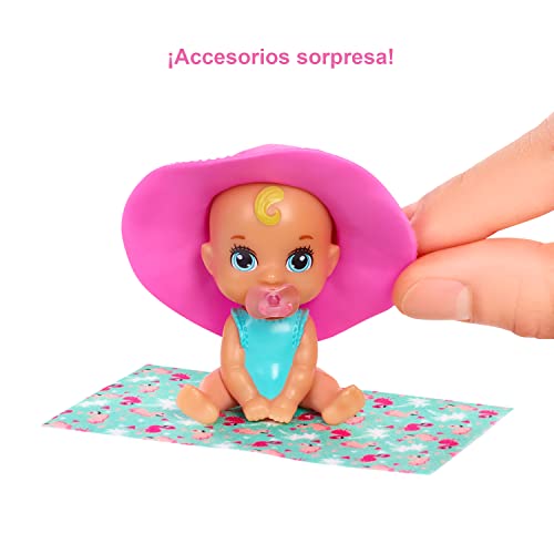 Barbie Bebés Color Reveal Arena y Sol, muñeco sorpresa con sombrero y accesorios de juguete (Mattel GTT12)