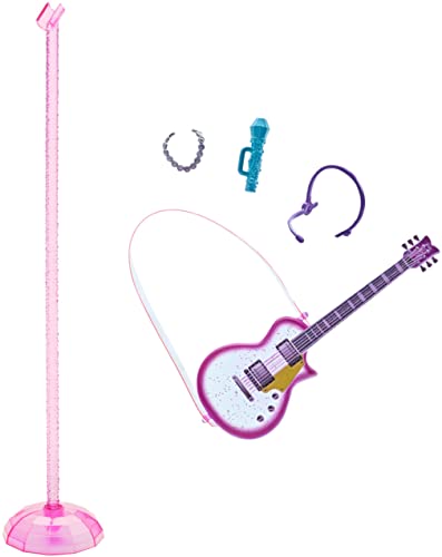 Barbie Brooklyn Muñeca afroamericana con guitarra de juguete y accesorios de música, regalo para niñas y niños +3 años (Mattel GYJ24)