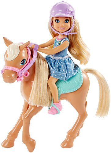 Barbie Chelsea, muñeca con Pony y accesorios (Mattel DYL42) , color/modelo surtido