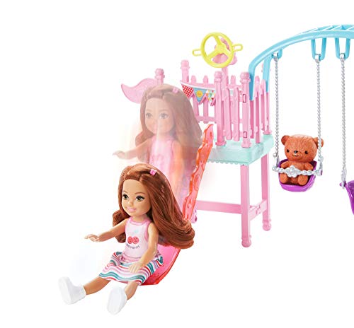 Barbie Chelsea Playset con Columpio y Accesorios, Juguete para niños de 3 años (Mattel FXG84)