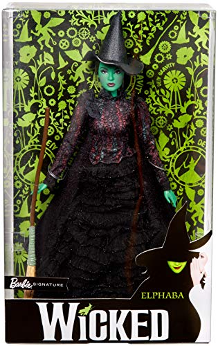 Barbie Collector, muñeca Muñeca Elphaba del musical Wicked (Mattel FJH60)