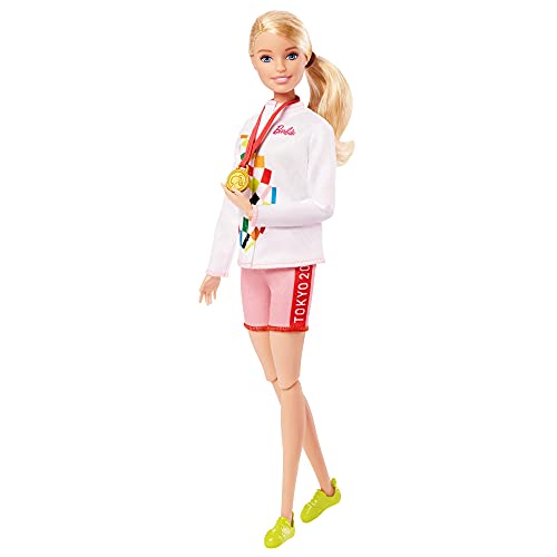 Barbie- Juegos Olímpicos Tokio 2020 muñeca escaladora con uniforme y con accesorios (Mattel GJL75) , color/modelo surtido