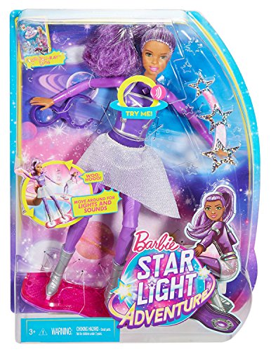 Barbie - Muñeca Fashion, Skate galáctico, Aventura en el Espacio (Mattel DLT23)