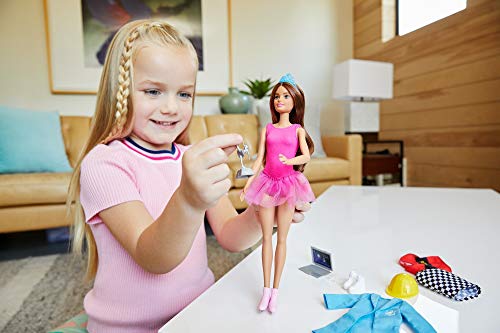 Barbie Quiero Ser Profesión Misteriosa, Muñeca con Accesorios (Mattel GLH64) , color/modelo surtido