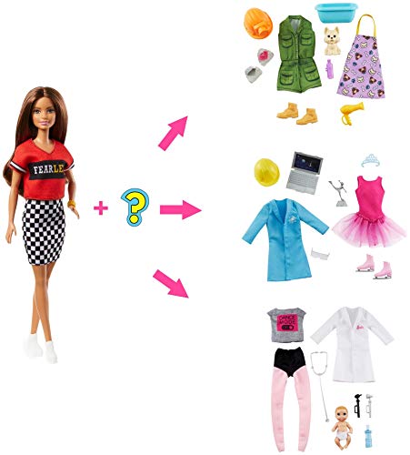 Barbie Quiero Ser Profesión Misteriosa, Muñeca con Accesorios (Mattel GLH64) , color/modelo surtido