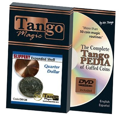 Barrio de Shell resbaladizo (w/DVD)(D0128) por Tango Magic | Trucos | Dinero | Moneda Magia