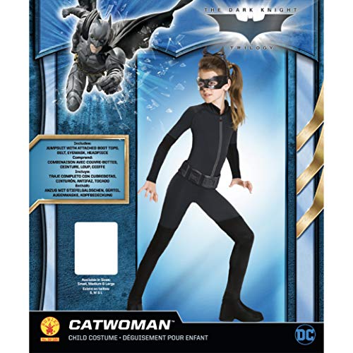 Batman - Disfraz Catwoman para niña M (5-7 años)