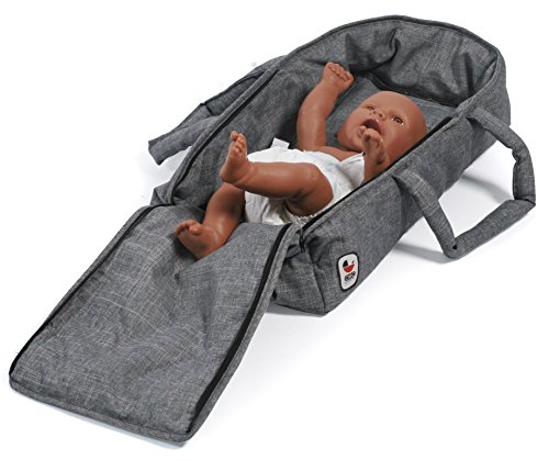 Bayer Chic 2000 562 76 Super Carrito de muñecas Roadstar para niños Grandes, Jeans, Gris